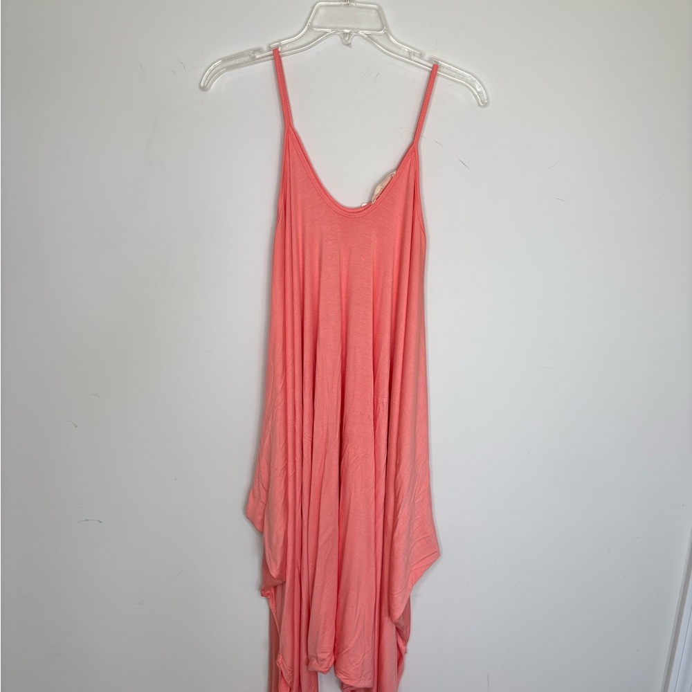 BN9‎ New Emerson Thistle Coral Asymmetrical Jumpsuit Festival Hippie S/M